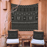 Dark Aztec - Etnik Desenli Duvar Örtüsü
