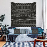 Dark Aztec - Etnik Desenli Duvar Örtüsü