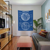 Death Star Blueprint Duvar Örtüsü