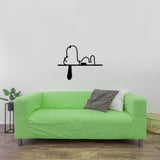 Sleepy Snoopy - Metal Duvar Dekoru