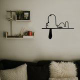 Sleepy Snoopy - Metal Duvar Dekoru