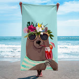 Beach Bear - Ayılı Plaj Havlusu