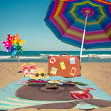 Beach Bear - Ayılı Plaj Havlusu