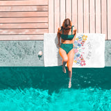 You Are So Perfect - Yazılı Kelebek Plaj Havlusu