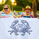 Crab - Yengeç Plaj Havlusu