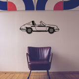 Targa - Porsche Metal Duvar Dekoru