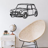 JUST MINI - Mini Cooper Araba Metal Duvar Dekoru