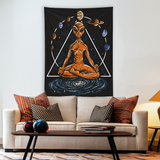 Uzaylı Yogi Duvar Örtüsü