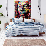 Polychrome Bob - Çok Renkli Bob Marley Duvar Örtüsü
