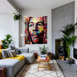 Polychrome Bob - Çok Renkli Bob Marley Duvar Örtüsü