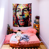 Polychrome Bob - Çok Renkli Bob Marley Duvar Örtüsü