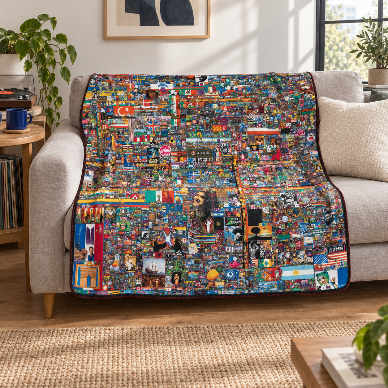 Reddit Place Polar Tv Battaniyesi — Ev sahnesi