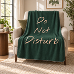 Do Not Disturb Green Polar Tv Battaniyesi — Ev sahnesi