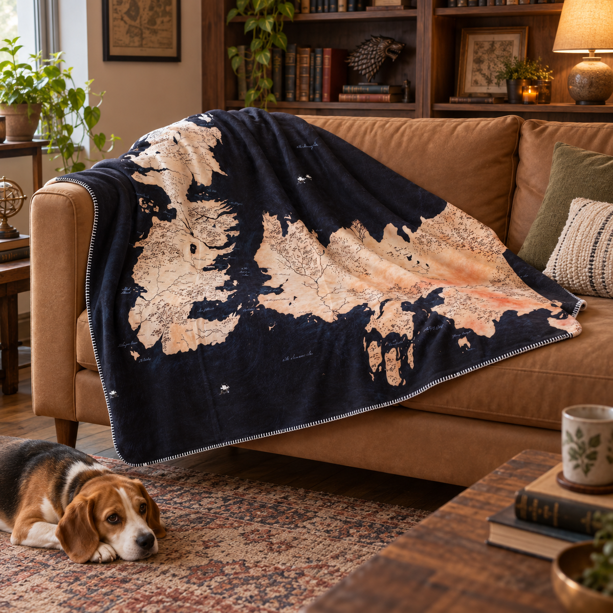 Game Of Thrones Map Polar Tv Battaniyesi — İkinci fotoğraf