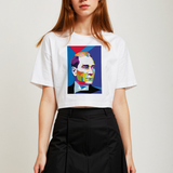 Atatürk Pop Art Crop Tişört