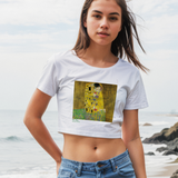 The Kiss Crop Tişört