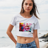 Lips Crop Tişört