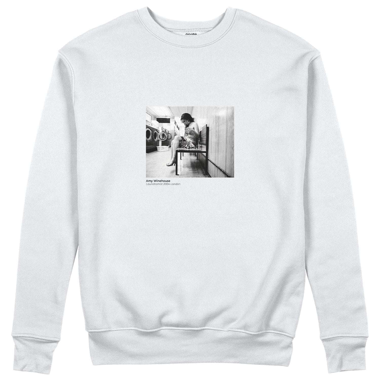 Amy Winehouse at the laundromat 2004 Sweatshirt