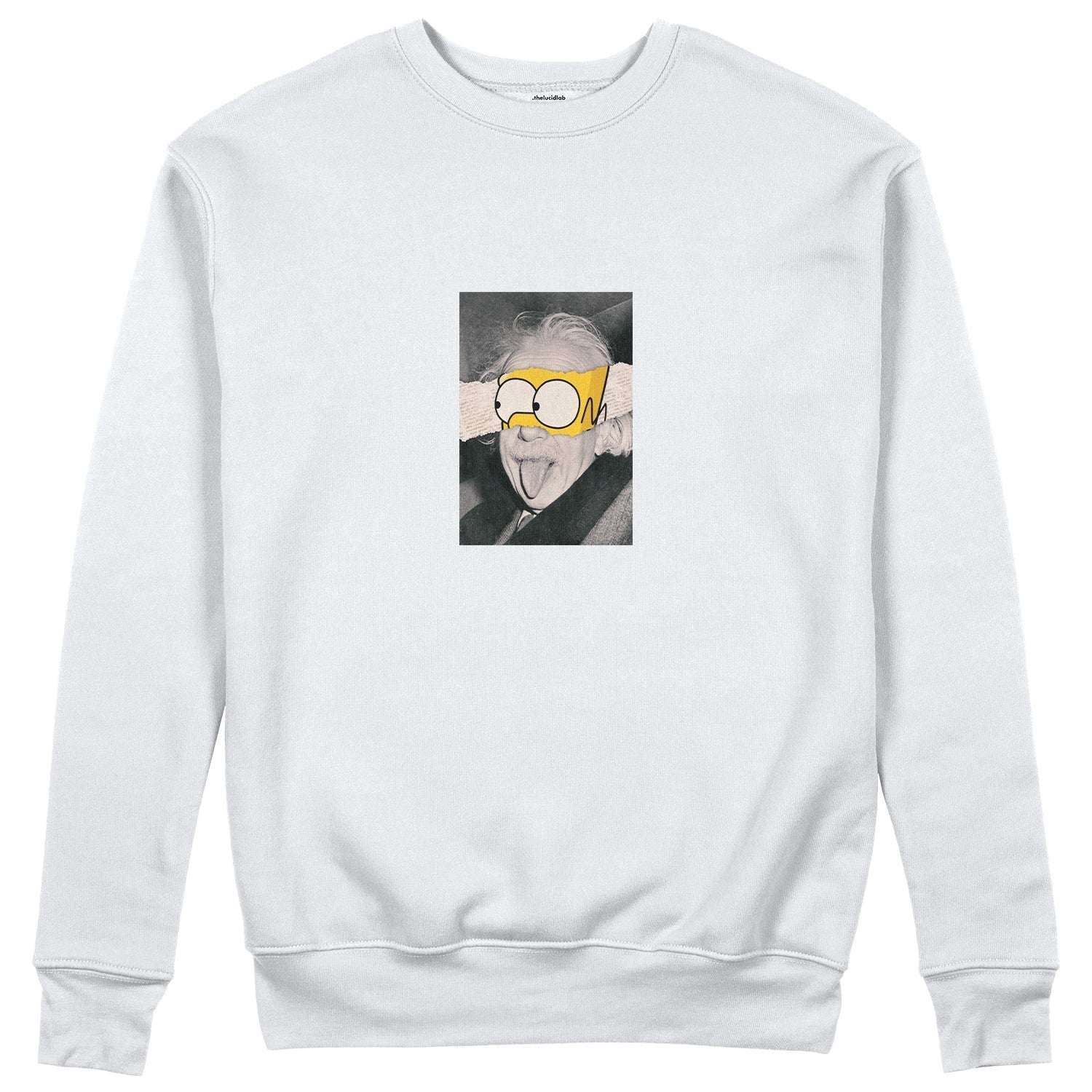 Albert Einstein / Homer Simpson Sweatshirt