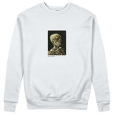 Skull of a Skeleton with Burning Cigarette Sweatshirt