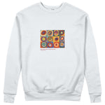 Color Study, Squares With Concentric Circles Sweatshirt