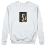 İnci Küpeli Kız Sweatshirt
