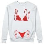 Red Bikini Sweatshirt