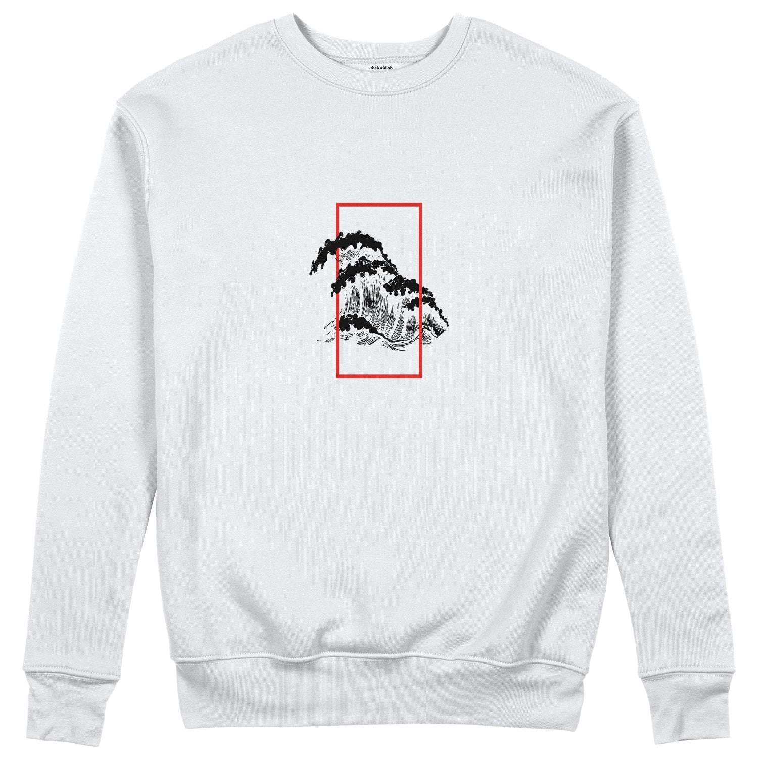 Perspektif Kanagawa Dalgası Sweatshirt