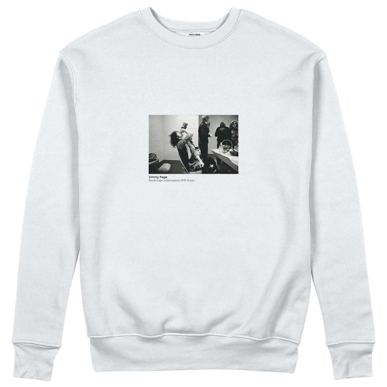 Jimmy Page Backstage Indianapolis 1975 Sweatshirt