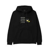 1 Tequila 2 Tequila Hoodie — Siyah — Ön görünüm