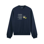 1 Tequila 2 Tequila Oversize Sweatshirt — Lacivert — Ön görünüm