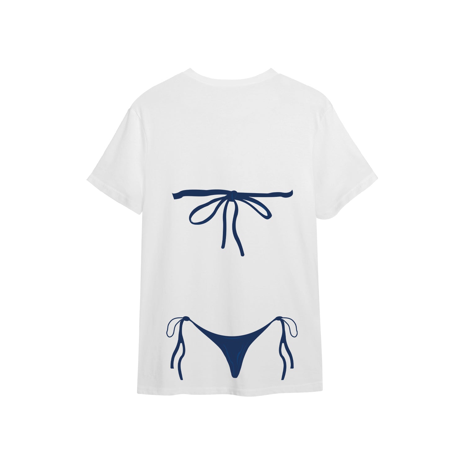 Navy Blue Bikini Tişört