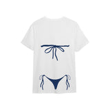 Navy Blue Bikini Tişört