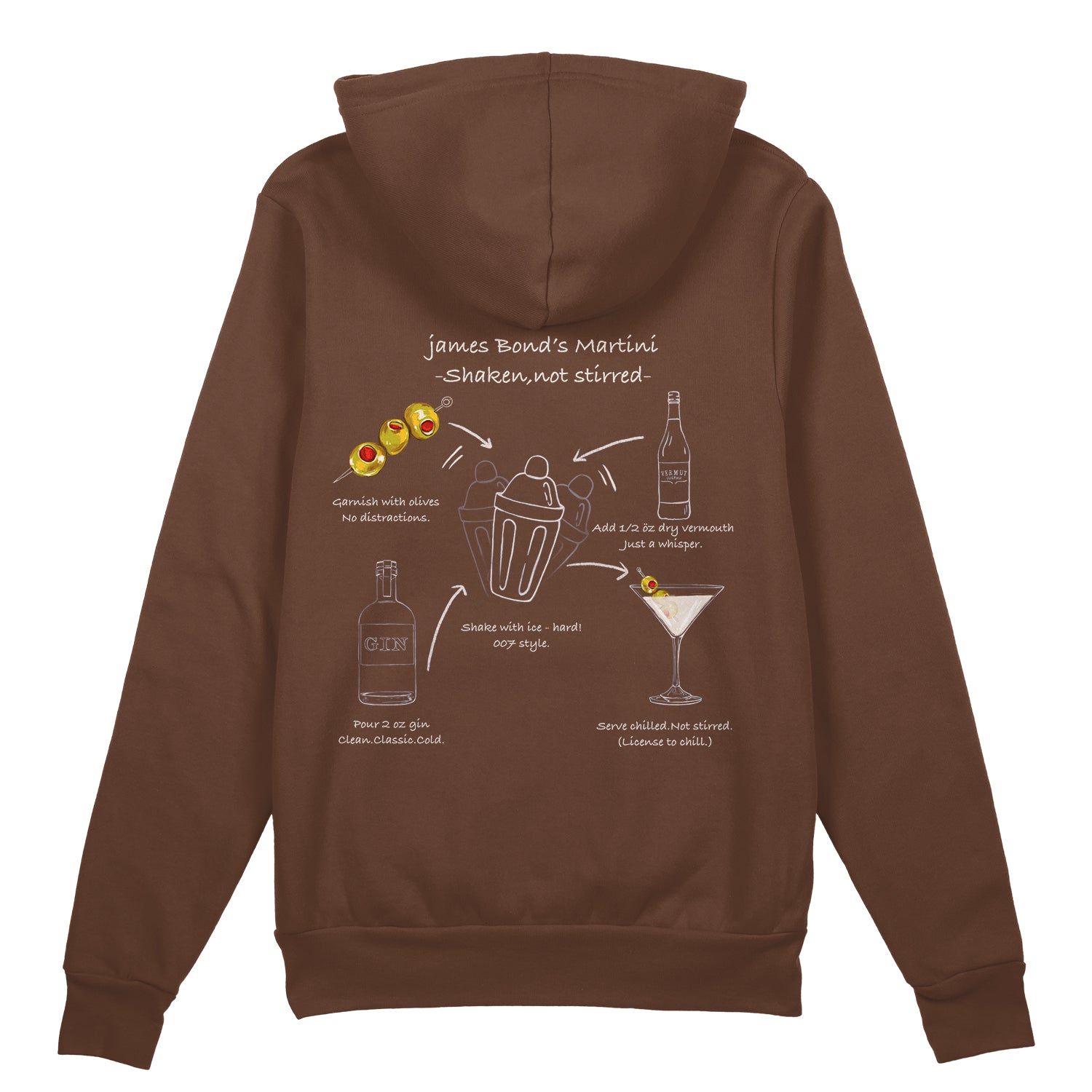 James Bond's Martini Oversize Hoodie