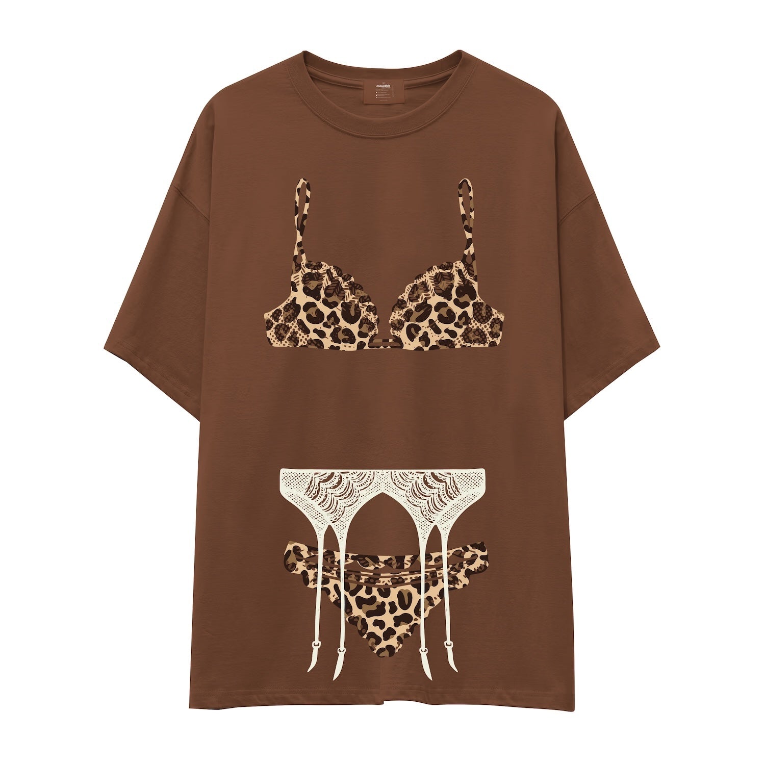 Noir Seduce – Leopard Oversize Tişört
