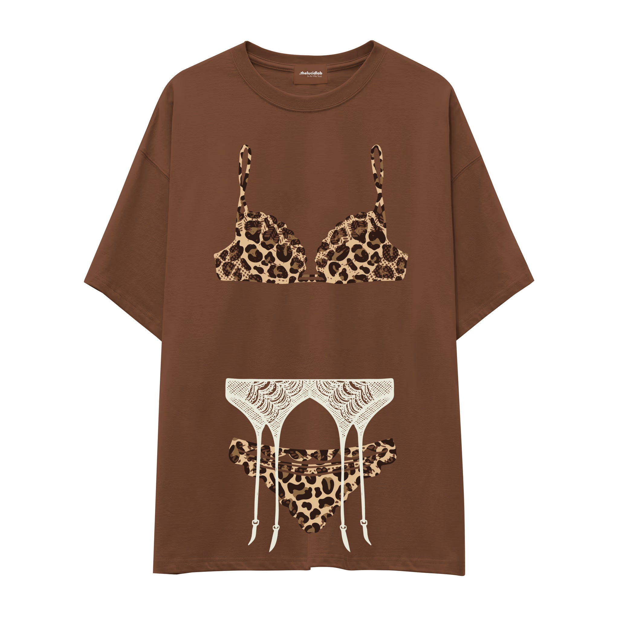 Noir Seduce – Leopard Oversize Tişört