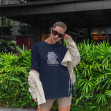 The Ear, The Skull & The Pipe Oversize Tişört