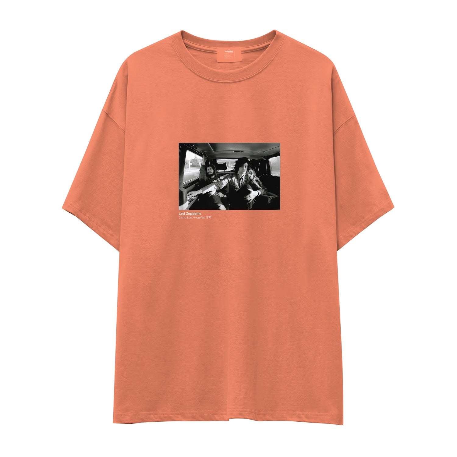 Led Zeppelin Limo Los Angeles 1971 Oversize T-Shirt