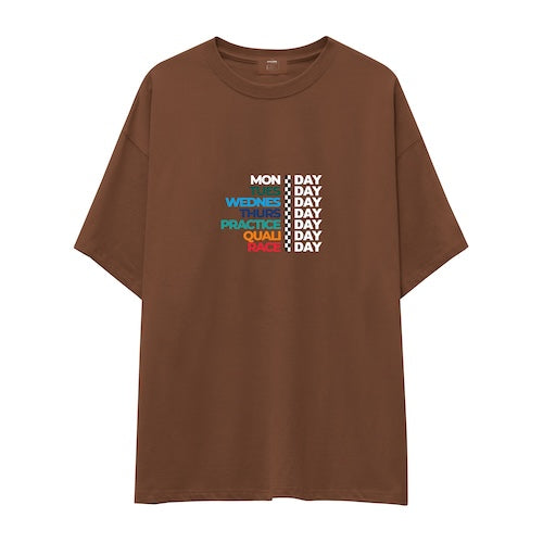 Formula 1 / Week Days Oversize Tişört