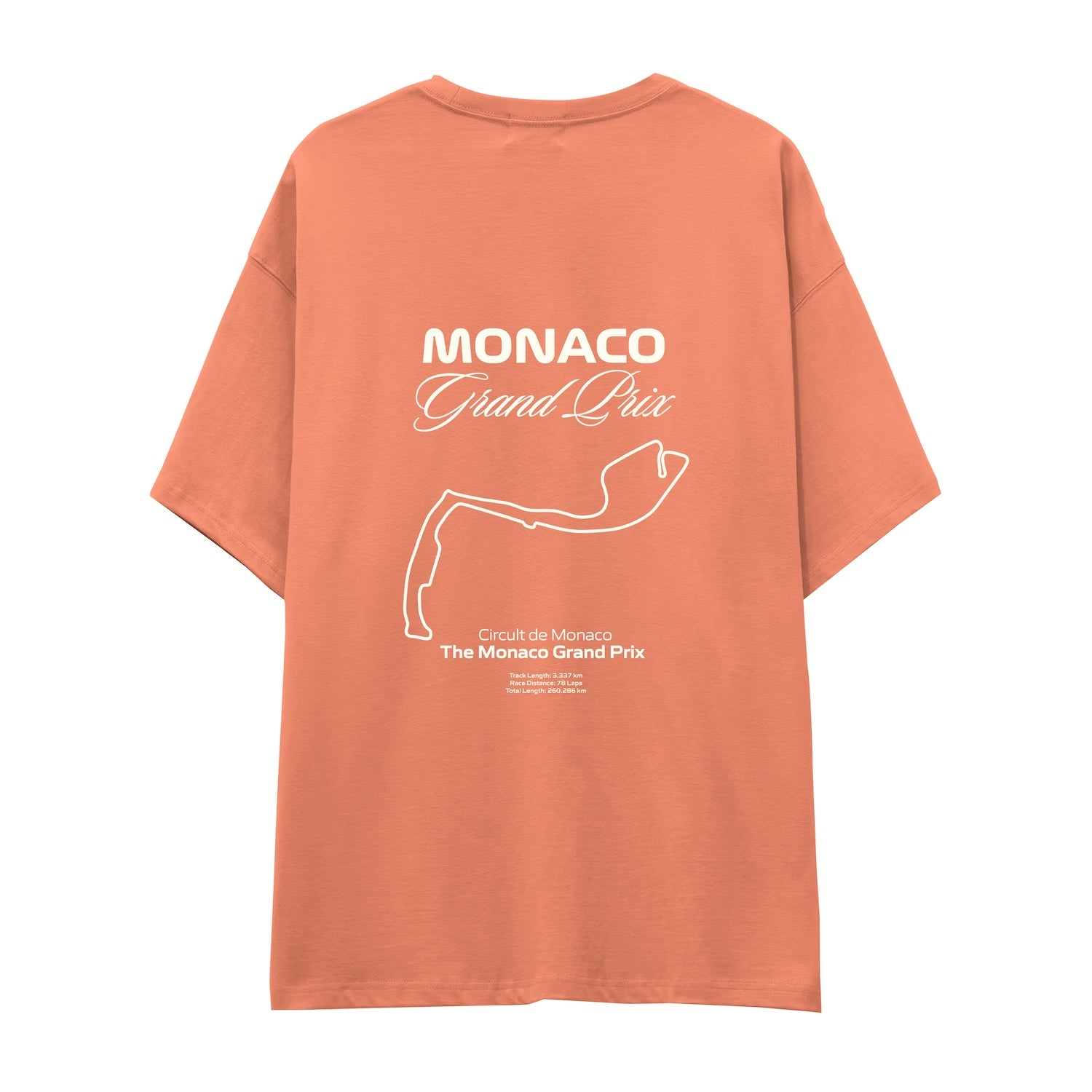 Monako Grand Prix Oversize Tişört