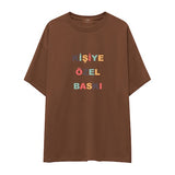 Kişiye Özel Baskılı Oversize Tişört