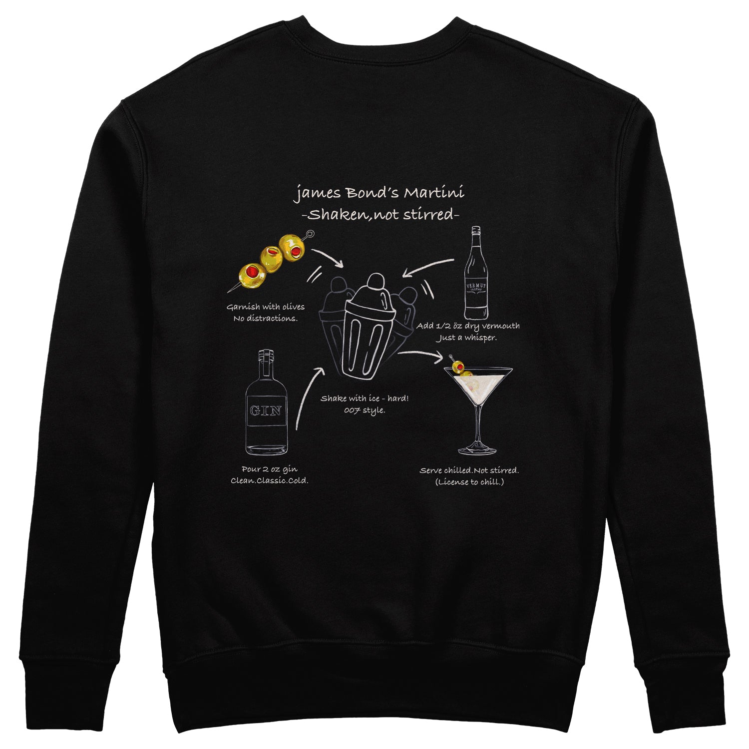 James Bond's Martini Sweatshirt