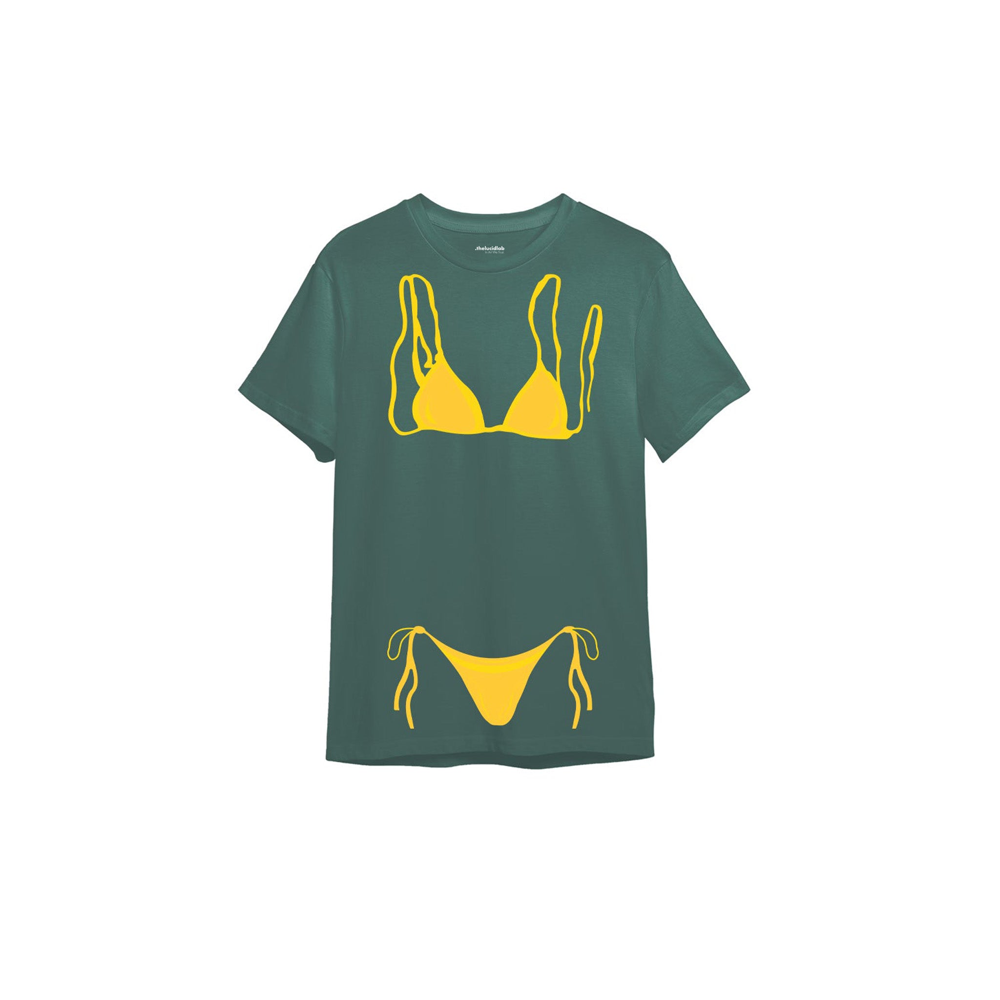 Yellow Bikini Tişört — Yeşil