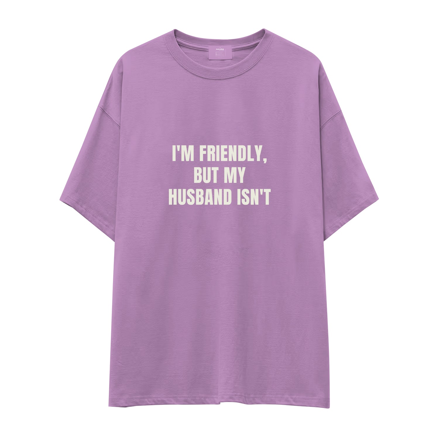 But My Husband Oversize Tişört