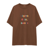 Kişiye Özel Baskılı Oversize Tişört