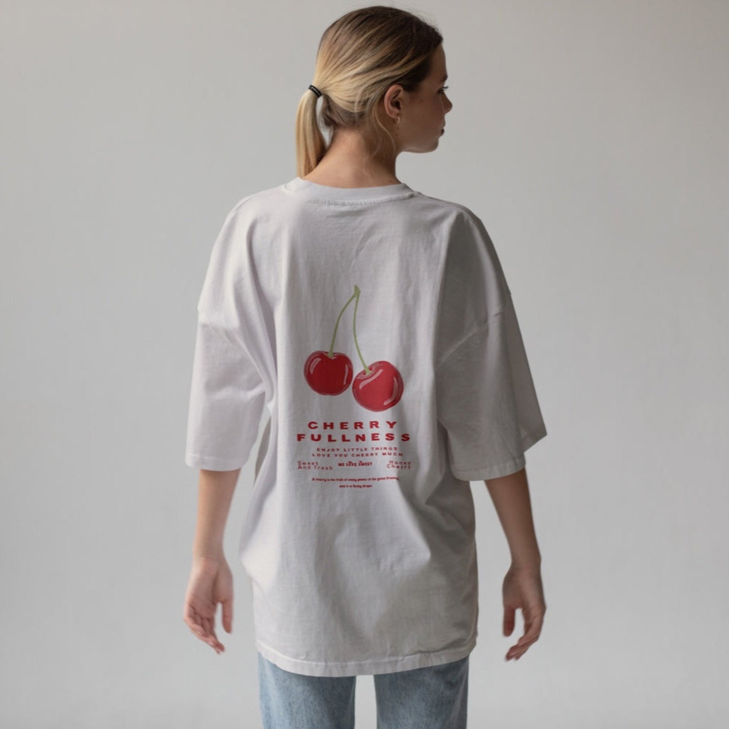 Cherry Mood Oversize Tişört