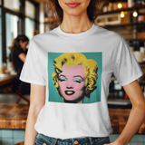 Andy Warhol / Marilyn Monroe Blue Tişört