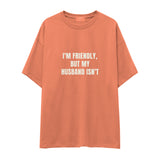 But My Husband Oversize Tişört