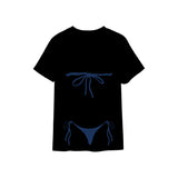 Navy Blue Bikini Tişört