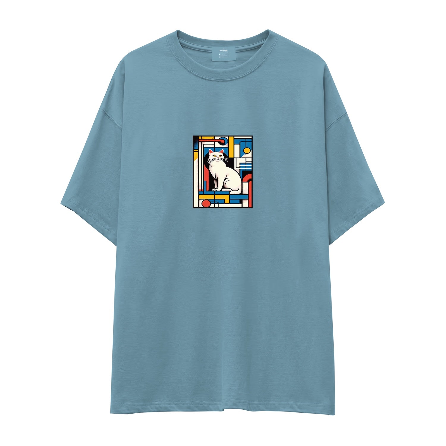 Bauhaus Cat Oversize Tişört